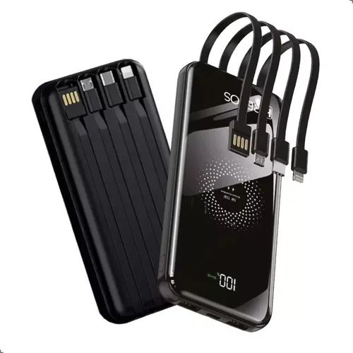 Carregador Portatil - Bateria Power Bank 10.000mAh Com Indução, Função 4 em 1 Gold BTE-17  - Foto 2