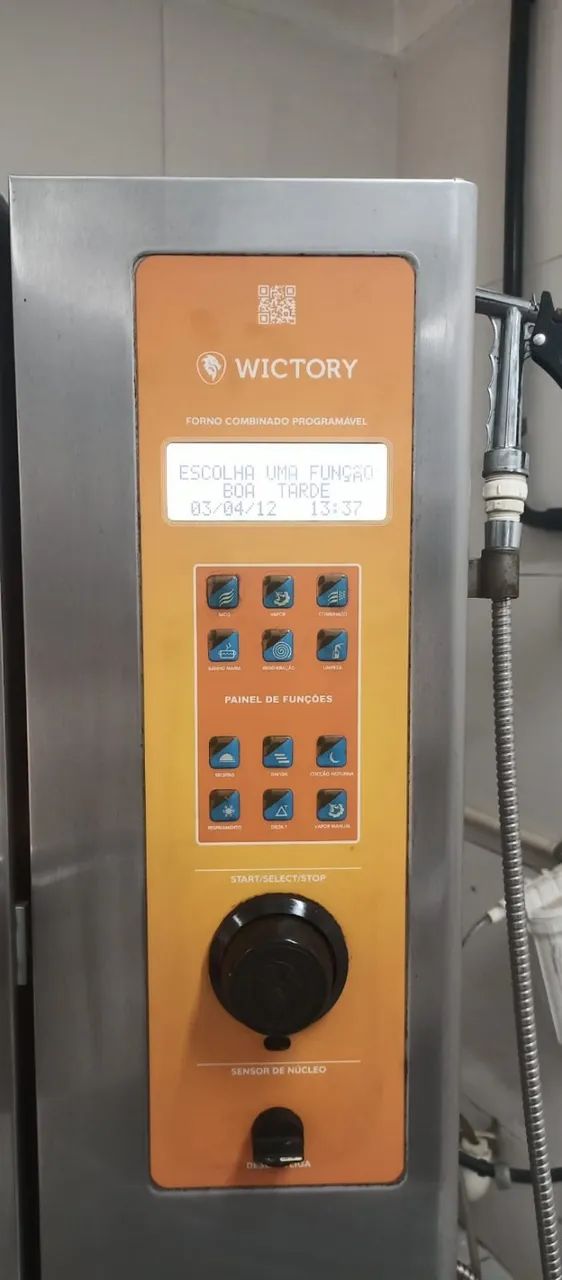 Forno Combinado Wictory WCPR 08 - 220V trifásico - para 8 bandejas - com cavalete e 6 GNs - Foto 2