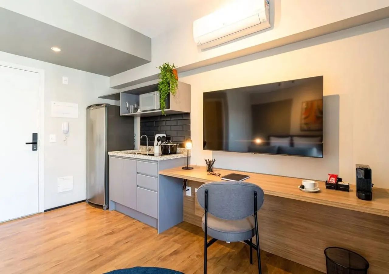 Apartamento com 1 Quarto para alugar, 29m² - Vila Congonhas