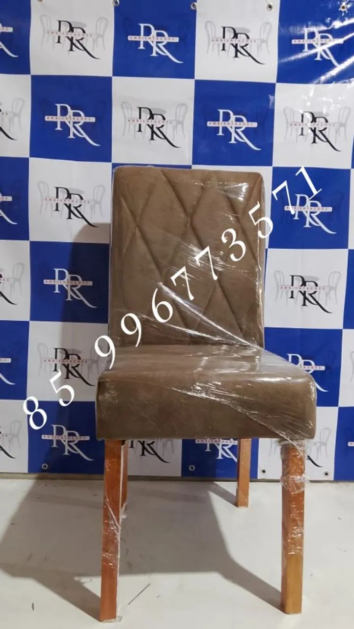 Cadeira de Jantar Estofada Elegantes pura sofisticação  - Foto 2