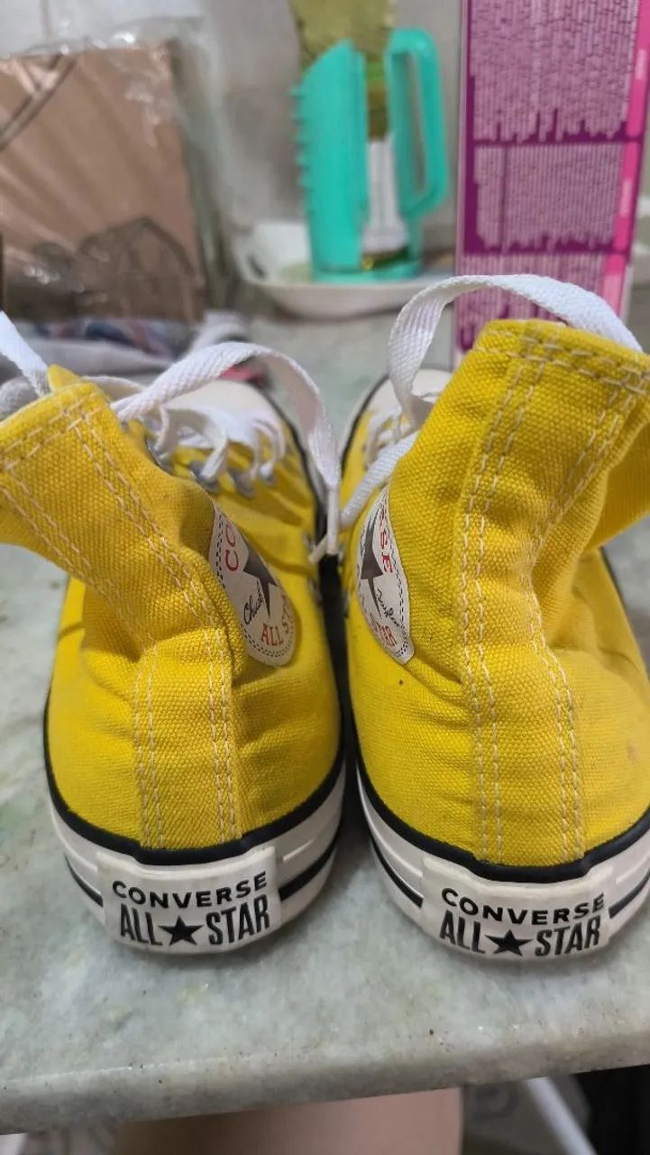 Converse All Star Amarelo - Foto 2