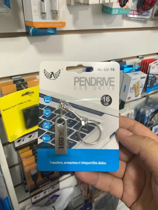Pendrive 16GB e 32Gb Novo - Pronta Entrega