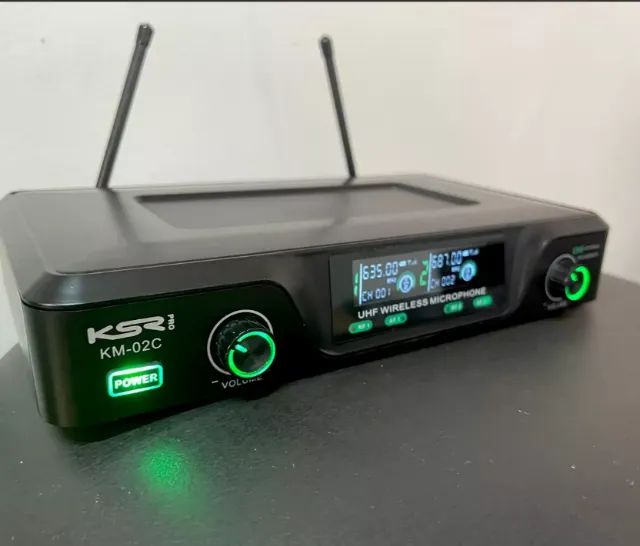 Microfone Gooseneck Sem Fio Reunião Pulpito Ksr Km2c 96 Cns - Foto 4