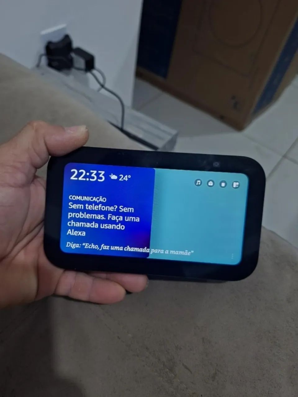 Echo Show 5 com Alexa | Tela 5.5? e Câmera! - Foto 3
