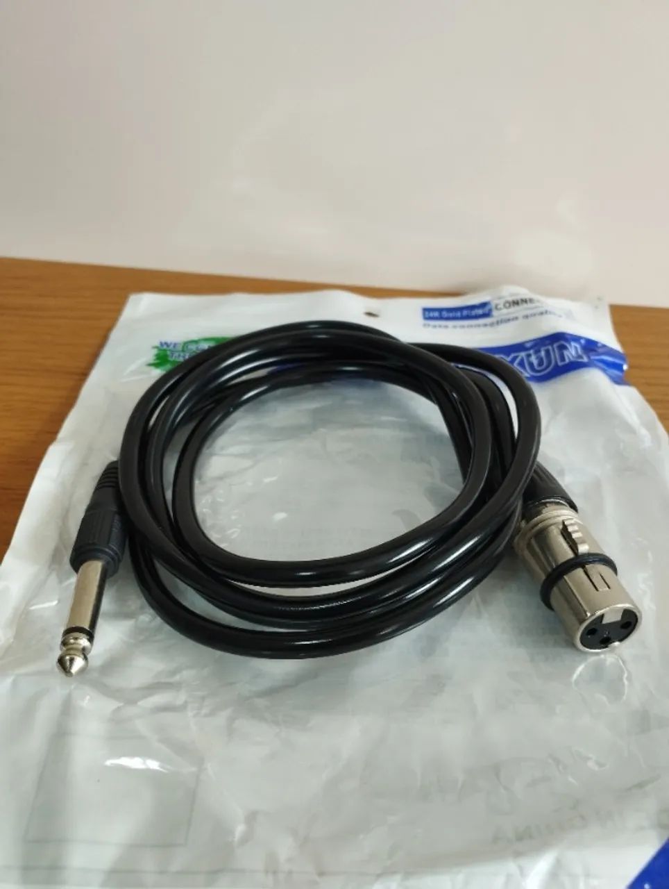 Cabo de microfone P10/XLR - Foto 2