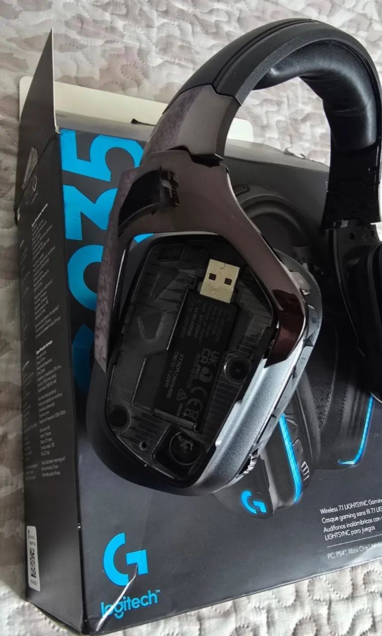 Headset Wireless Logitech G935 - Foto 2