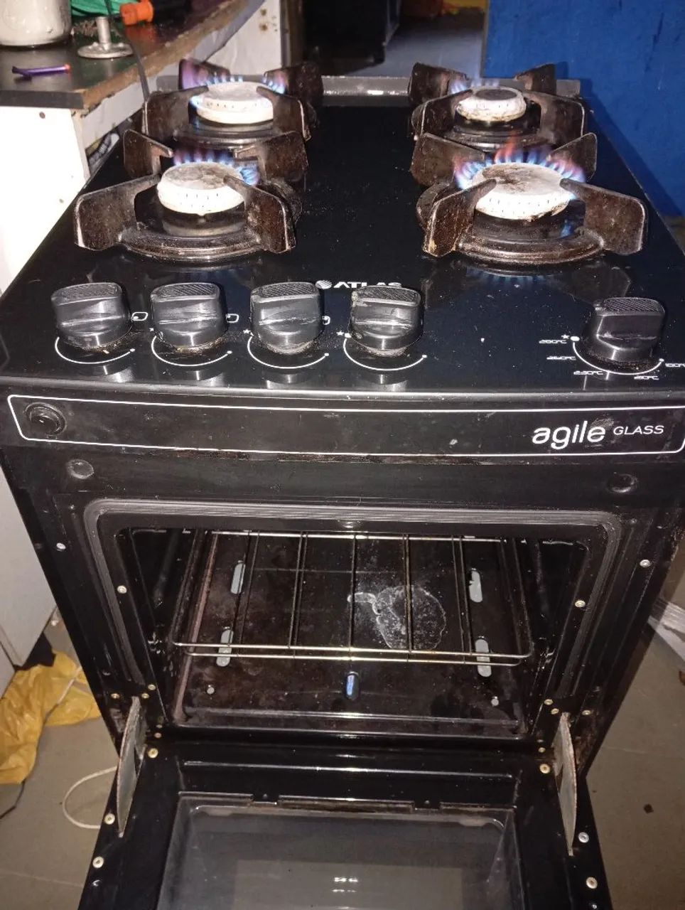 Fogão Atlas 4 Bocas com Forno - Semi Novo