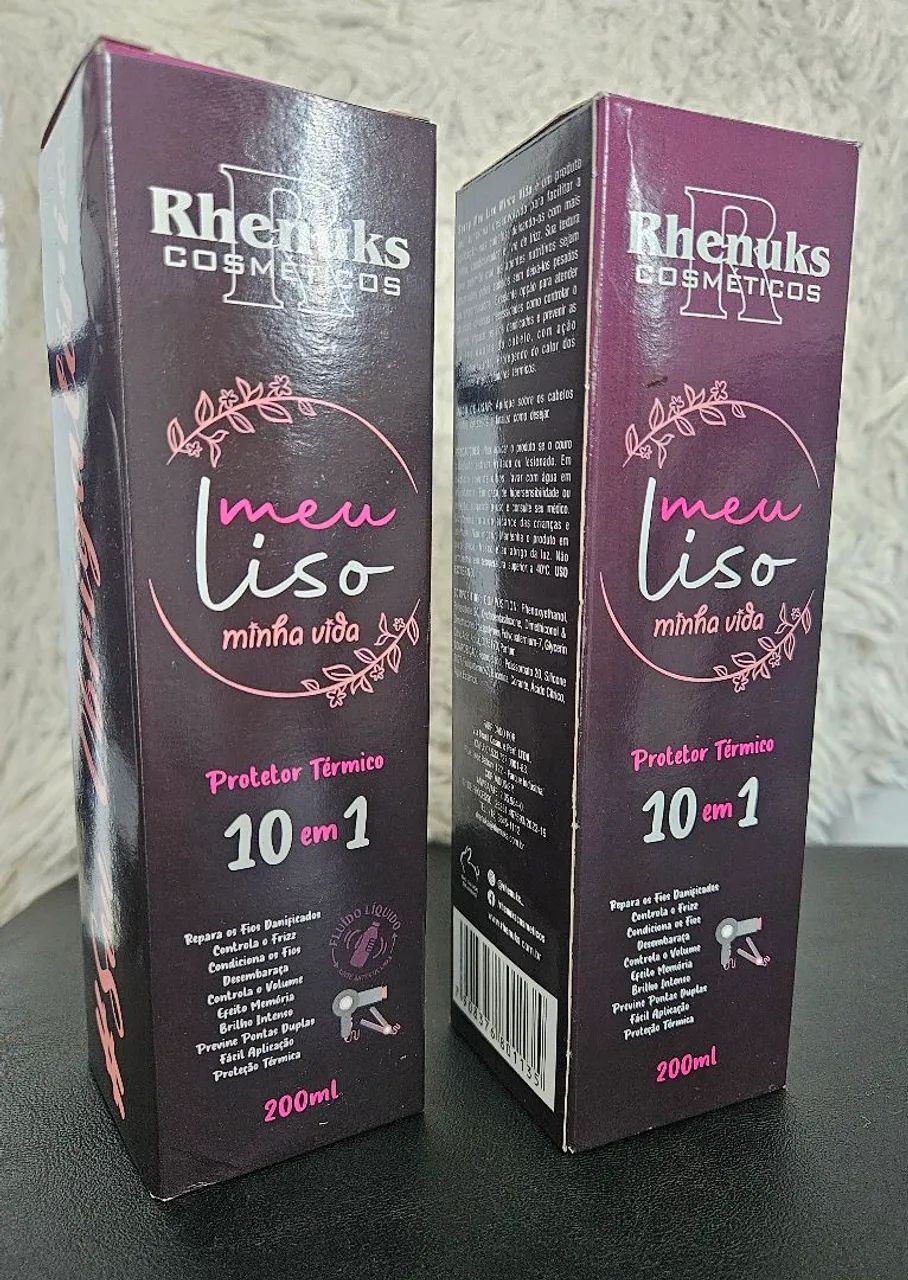 Kit Meu Liso - Protetor Térmico 10 em 1 - Rhenuks - Foto 3