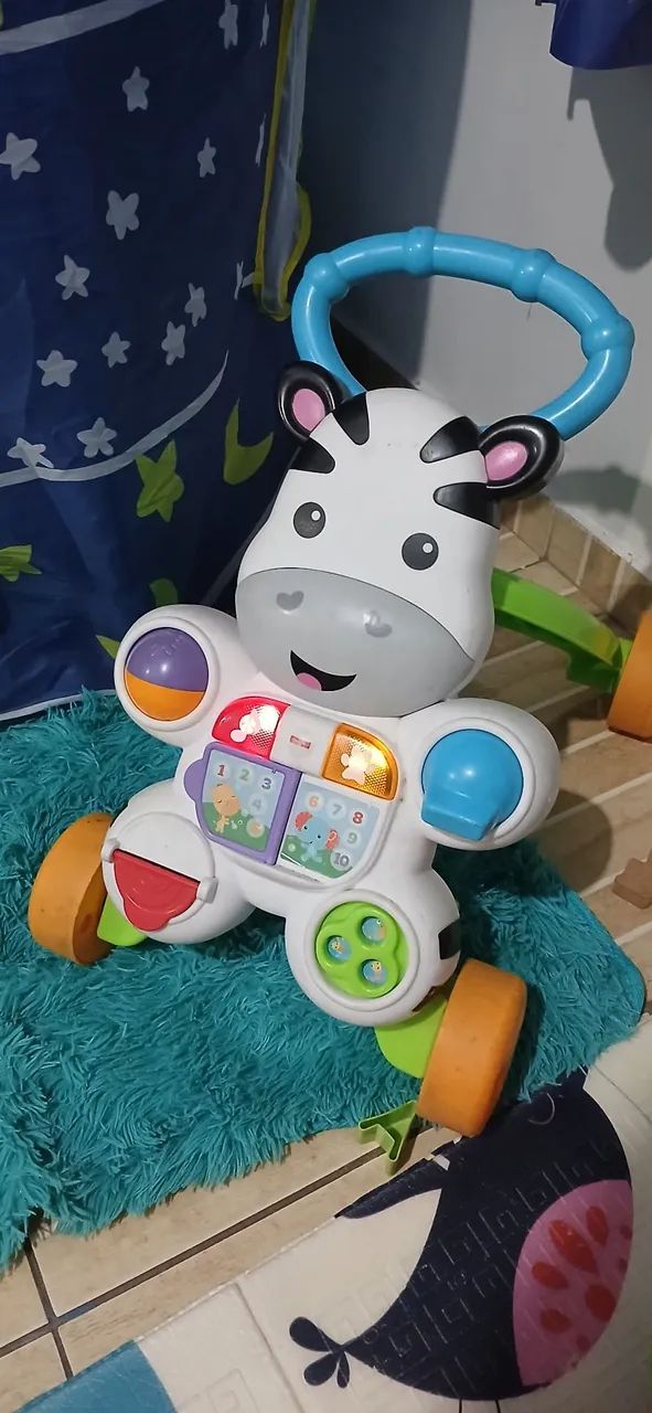 Andador Bebê Zebra Fisher-Price - Foto 2