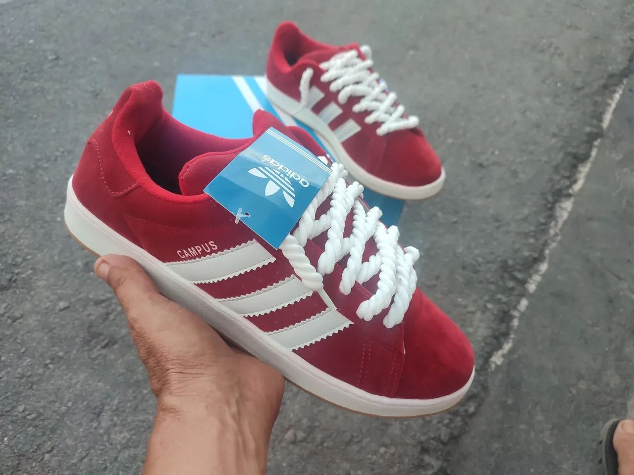 Tênis Adidas Vermelho - Foto 4