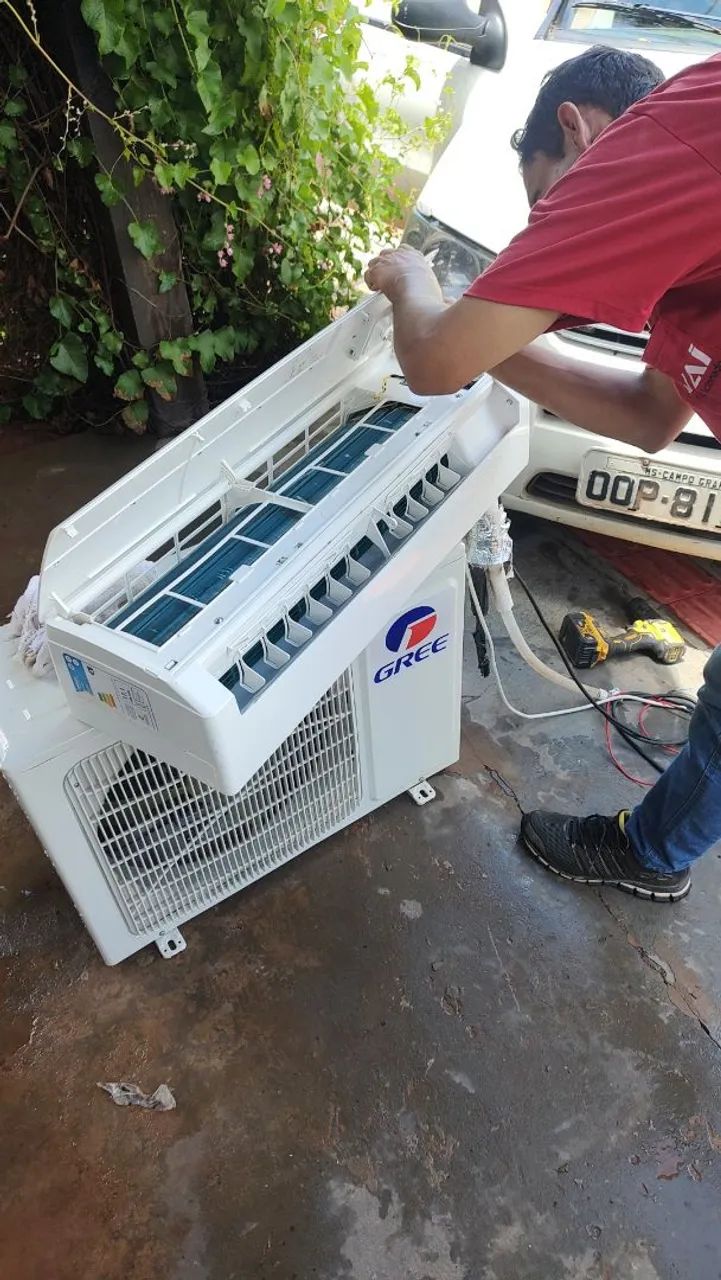 Instalação e manutenção em ar condicionado.
