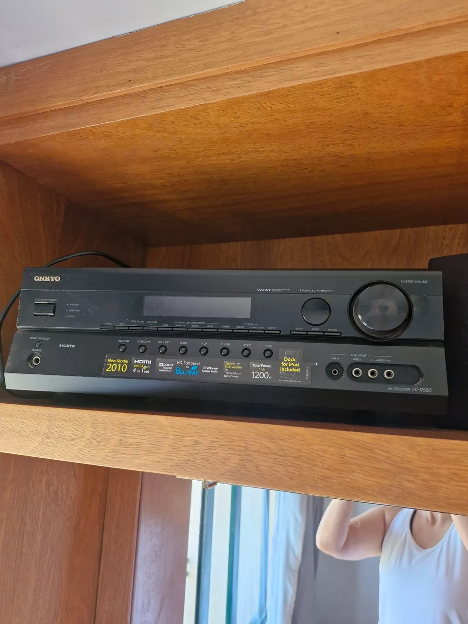Receiver Onkyo HT-R580 1200W 7.1 Canais