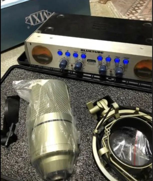 Microfone Condensador Profissional para Gravação de Áudio