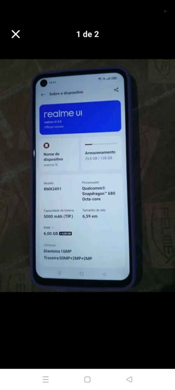 Vendo realme 9i 500