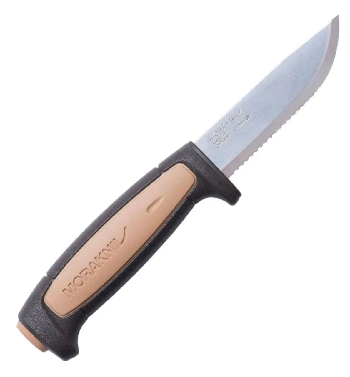 Faca Morakniv Rope serrilhada em aço Inoxidável Sandvik 