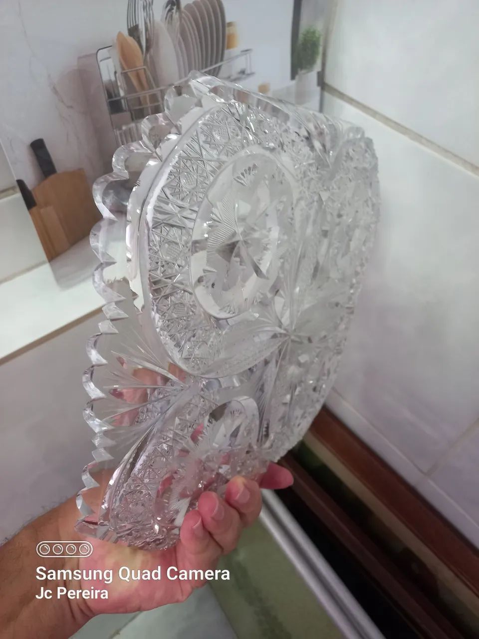 Travessa de Cristal, antigo. - Foto 5