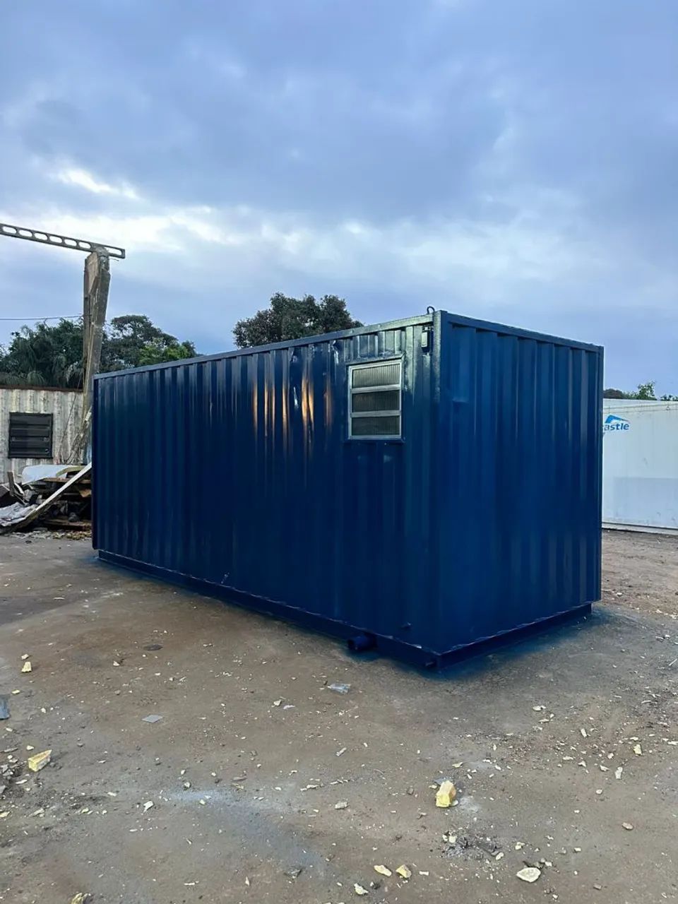 Container  escritório c/ banheiro simples - Foto 3