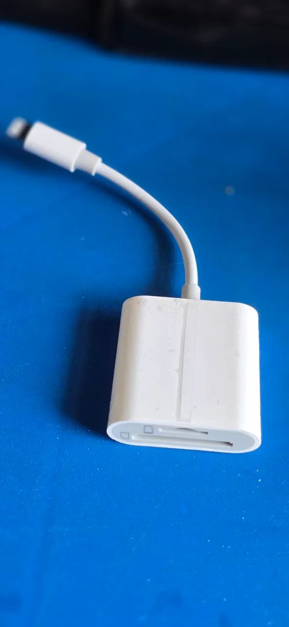 Adaptador leitor de cartões de memória para iphone Macbook e ipad 
