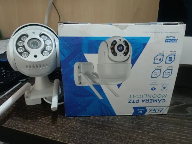 Câmera Ptz Moonlight Auto-tracking Full Hd 1920x1080p Wi-fi Branco - Foto 5