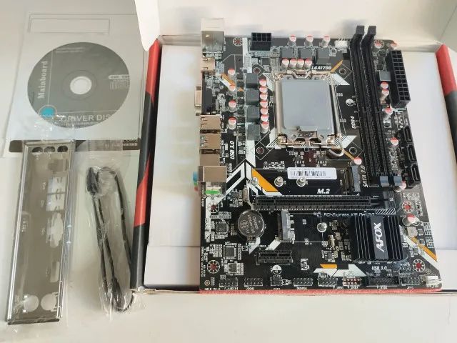  Placa mãe H610 LGA 1700 Nova *Entrego *Parcelo - Foto 2