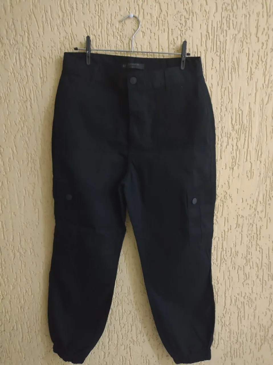 Calça Cargo Preta - Tamanho 44