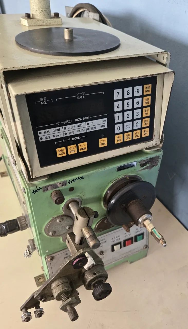 Máquina De Enrolar Bobinas Bobinadeira Nittoku Usada 