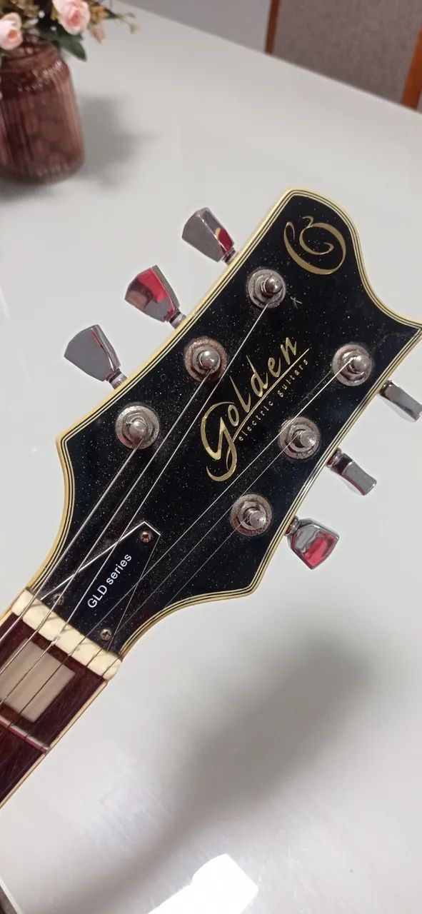 Guitarra Les Paul Golden Custom lp - Foto 6