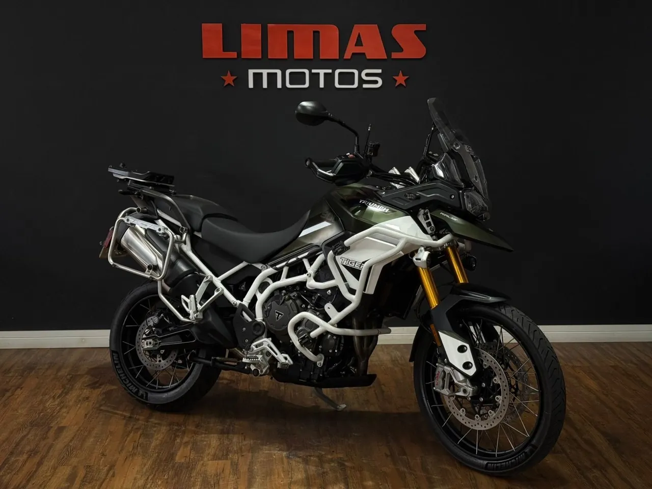 Tiger Rally 900 Verde 2023 - Apenas 17.000 KM.