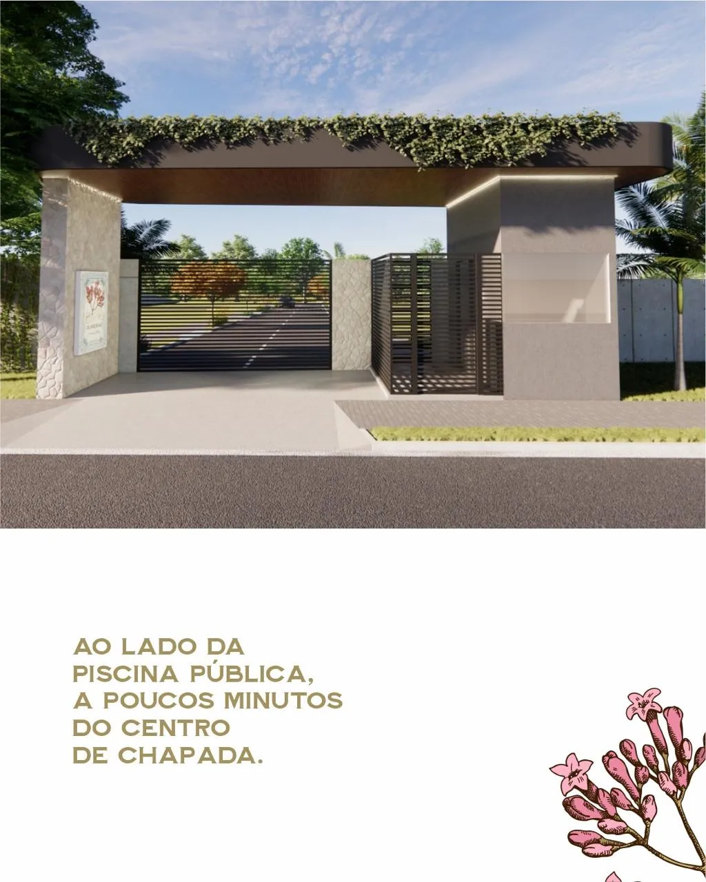 Terreno de condomínio para venda tem 378 metros quadrados em Centro - Chapada dos Guimarãe