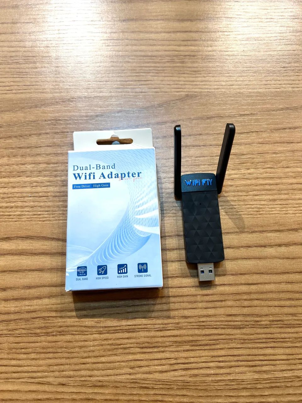 Adaptador Wi-Fi 6 AX1800 USB 3.0 Dual Band - Internet super rápida no PC/Notebook!