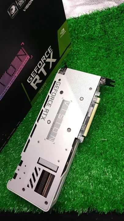 RTX 3070 8GB Gigabyte Vision OC branca COMPLETA - Foto 2