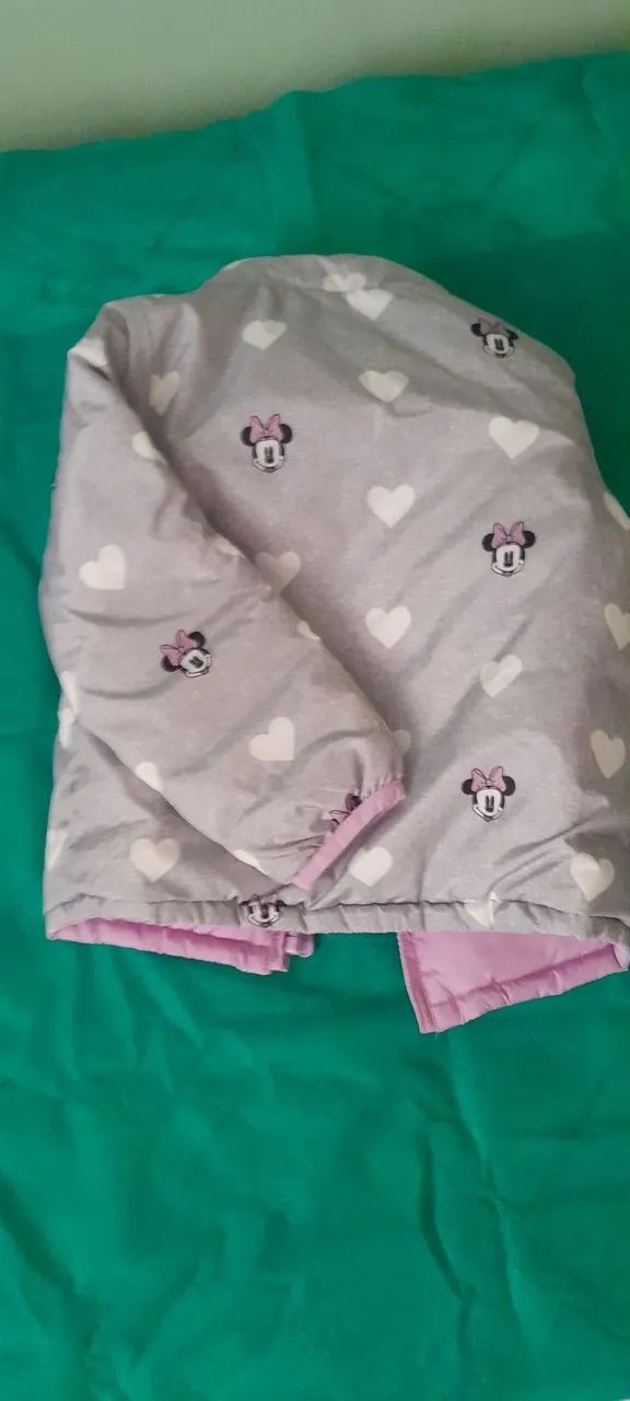 Casaco Acolchoado Dupla Face Minnie Mouse - Foto 3
