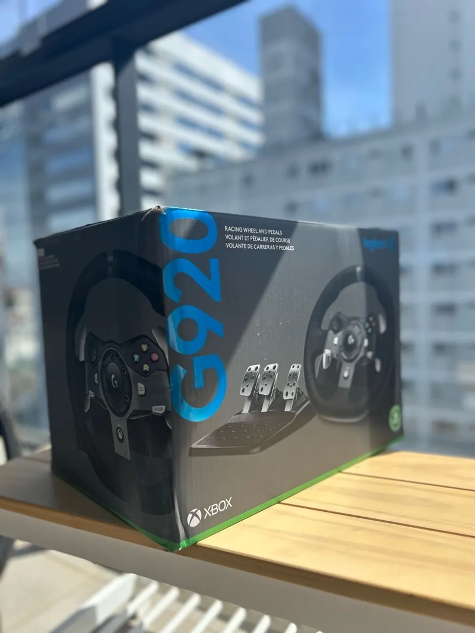 Volante Logitech G920 Xbox - Na Caixa - Completo
