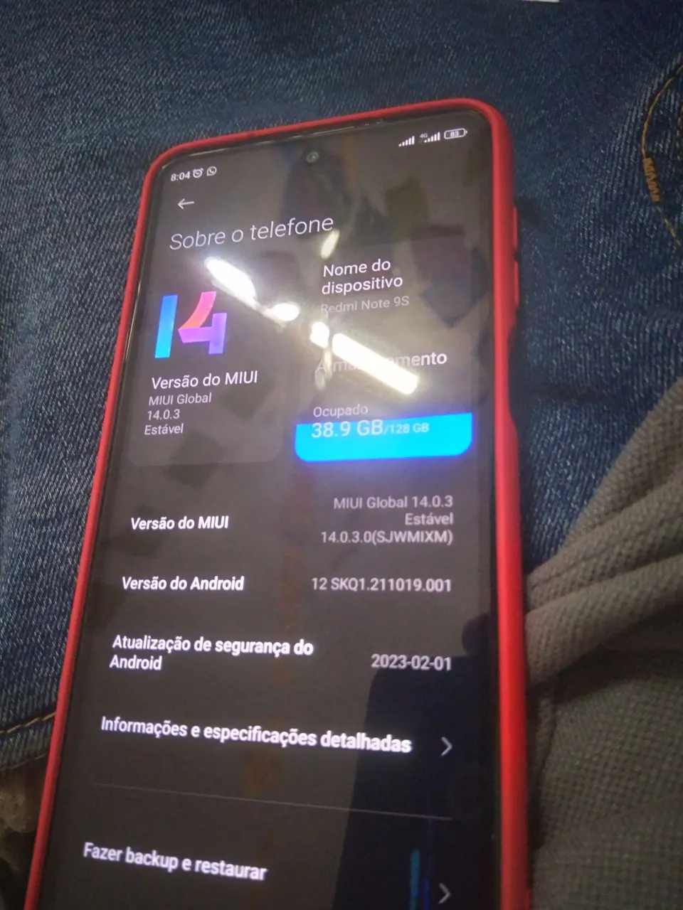 Celular redimi note s9de 128gigas