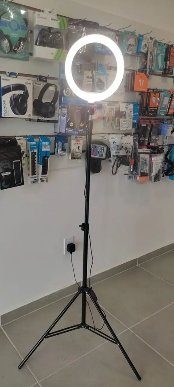 Ring Light Led 10 Polegadas, completo, loja em Rio Preto. - Foto 4