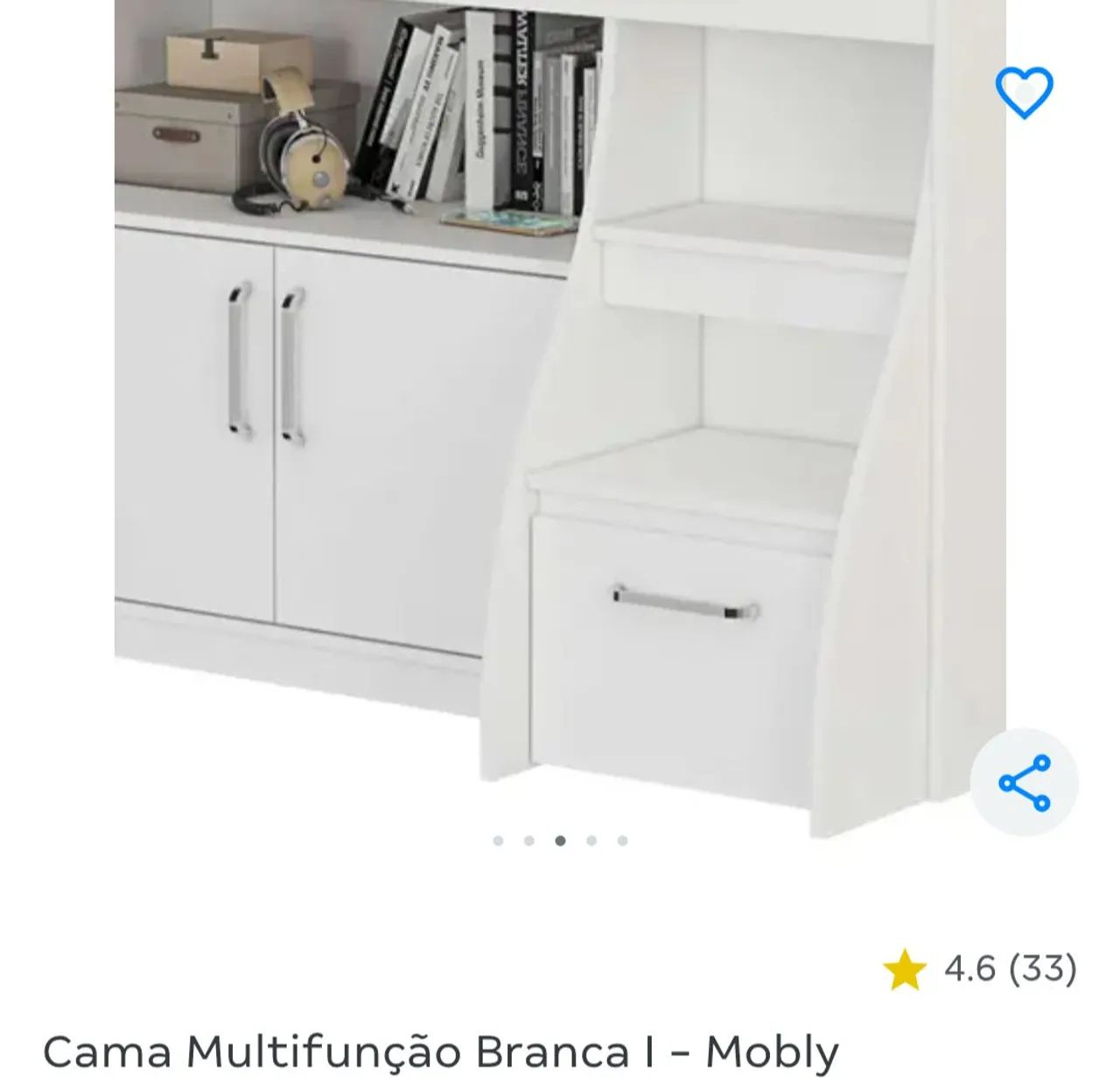 Cama Multifuncional Bianca - Branca | 1 ano de uso | Excelente estado! - Foto 3