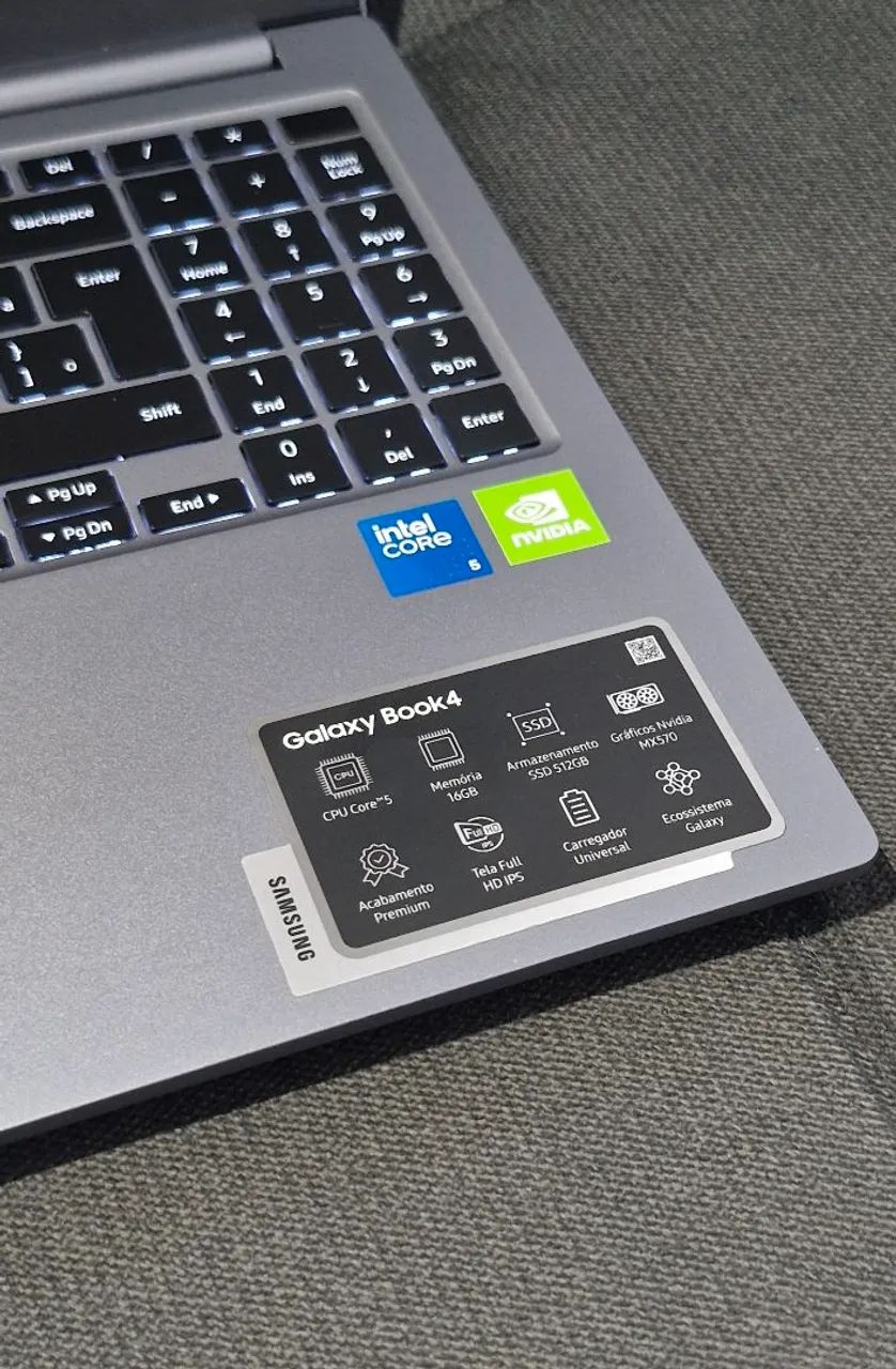 Notebook Samsung Galaxy Book 4 i5 nvidia  - Foto 3
