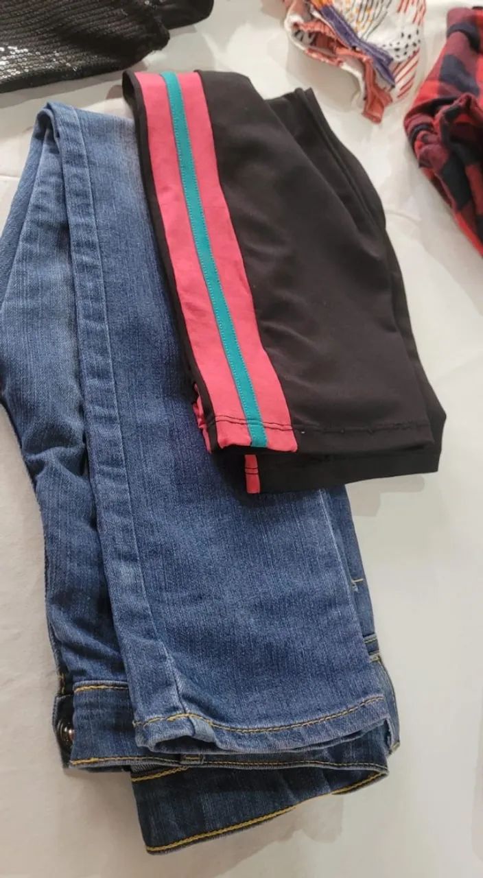 Roupas Infantis Desapego (Blusa, Calça, Short, Camiseta, Vestido) Tamanho 08 e 10 - Foto 5