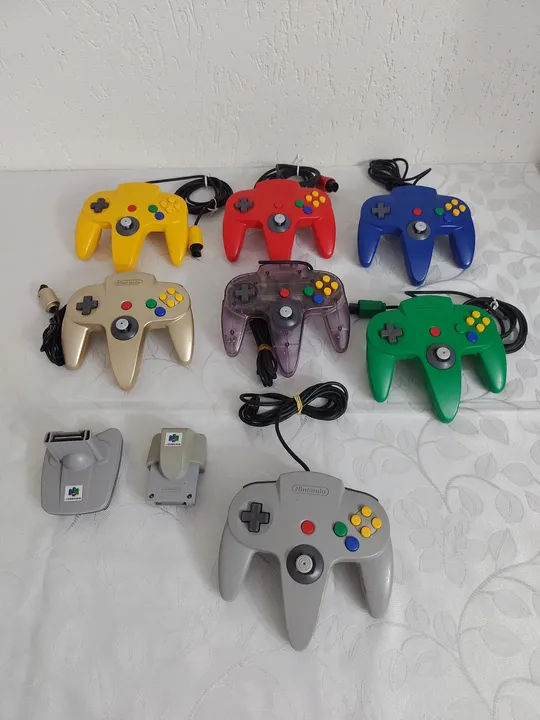 Vendo Controles e Acessórios Nintendo 64 Originais