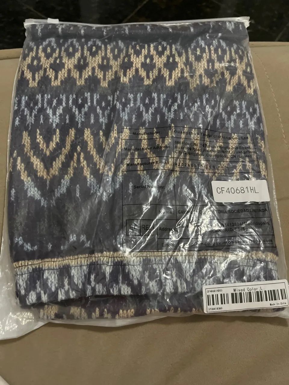 saia estampada Mixed Color L