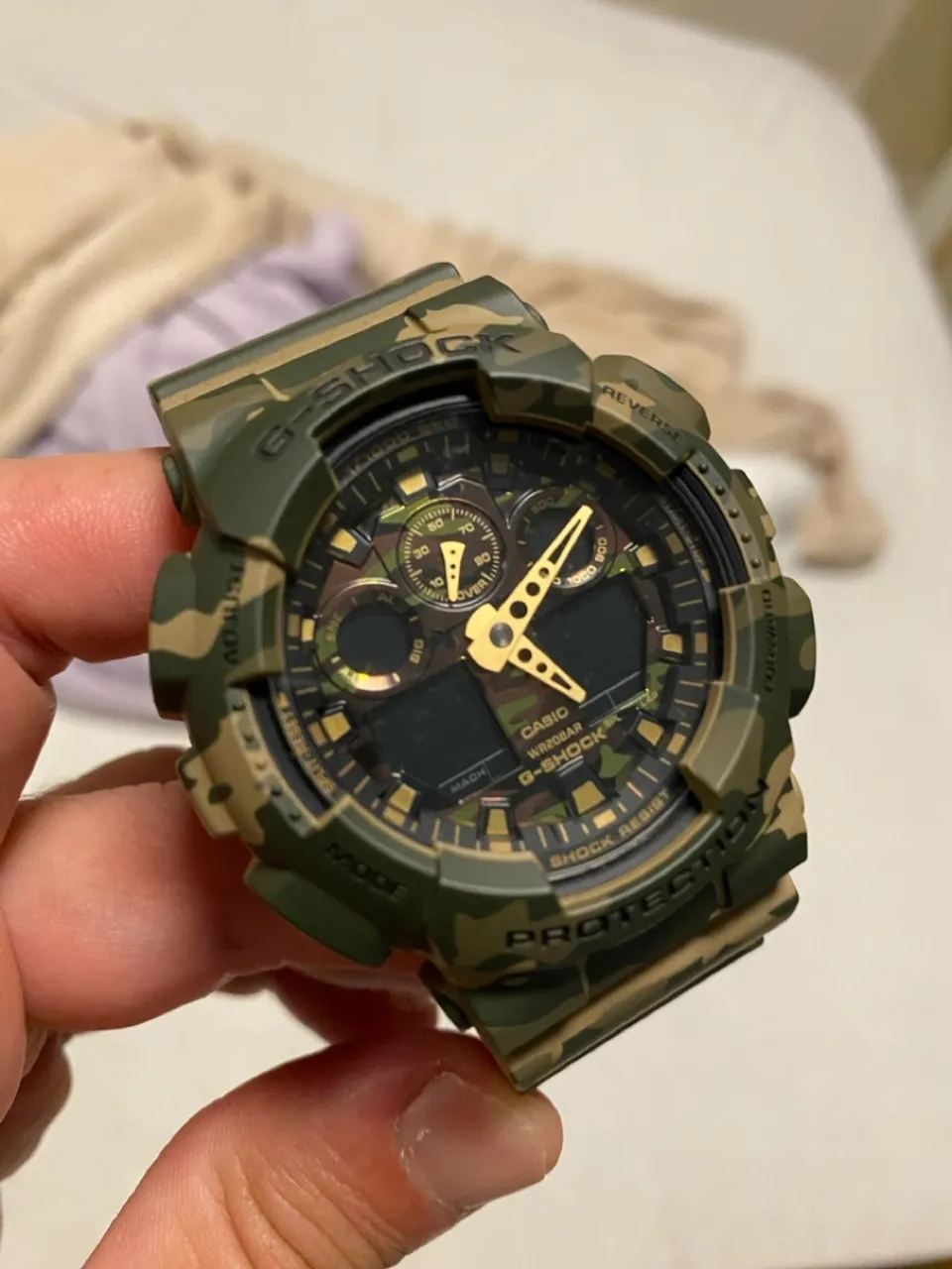 Relógio G-Shock camuflado EXÉRCITO original, estado de zero!
