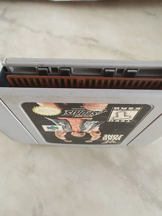Fita Original WF War Zone Nintendo 64 Custando R$ 100 - Foto 2