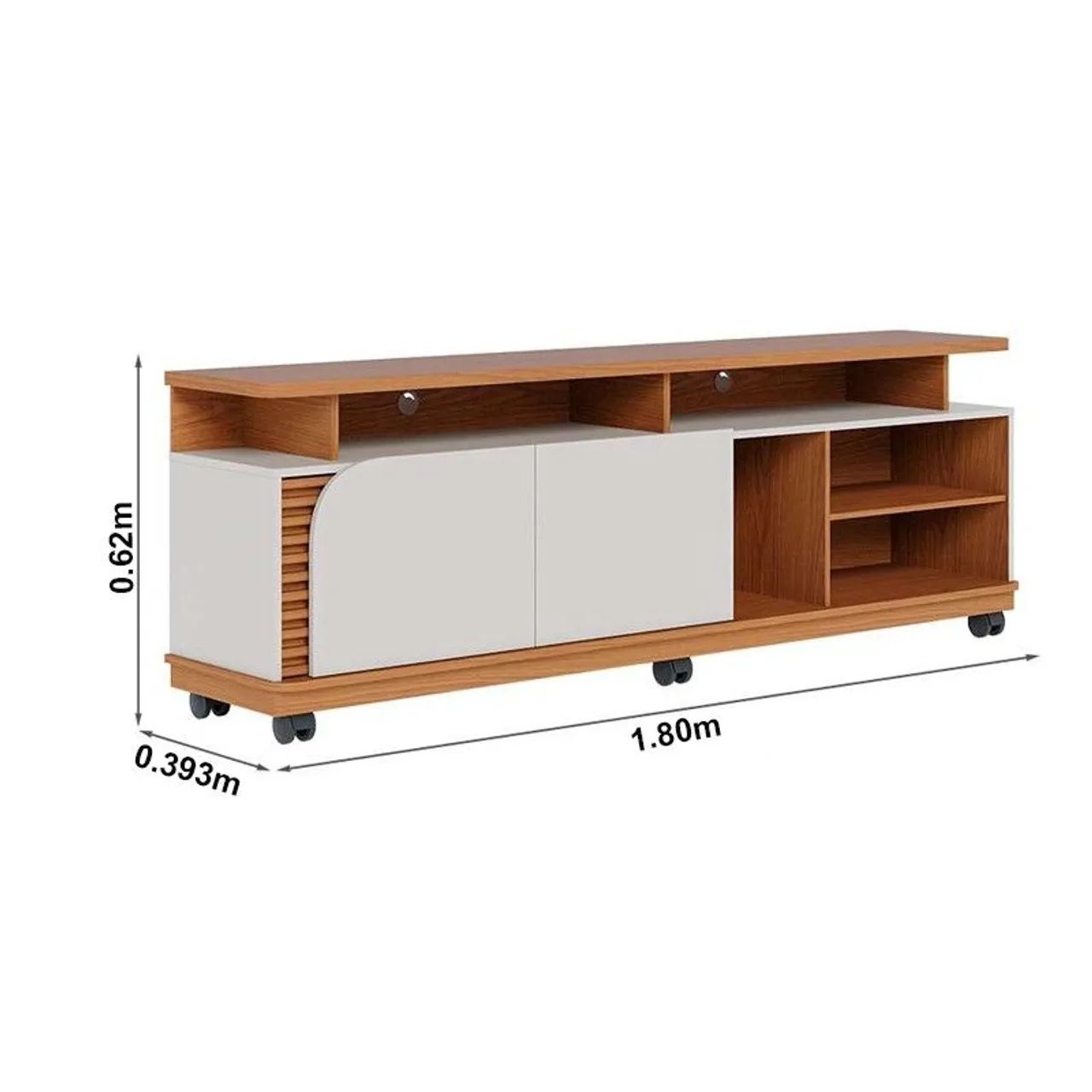 Rack moderno para TV com design clean e funcional - Foto 2