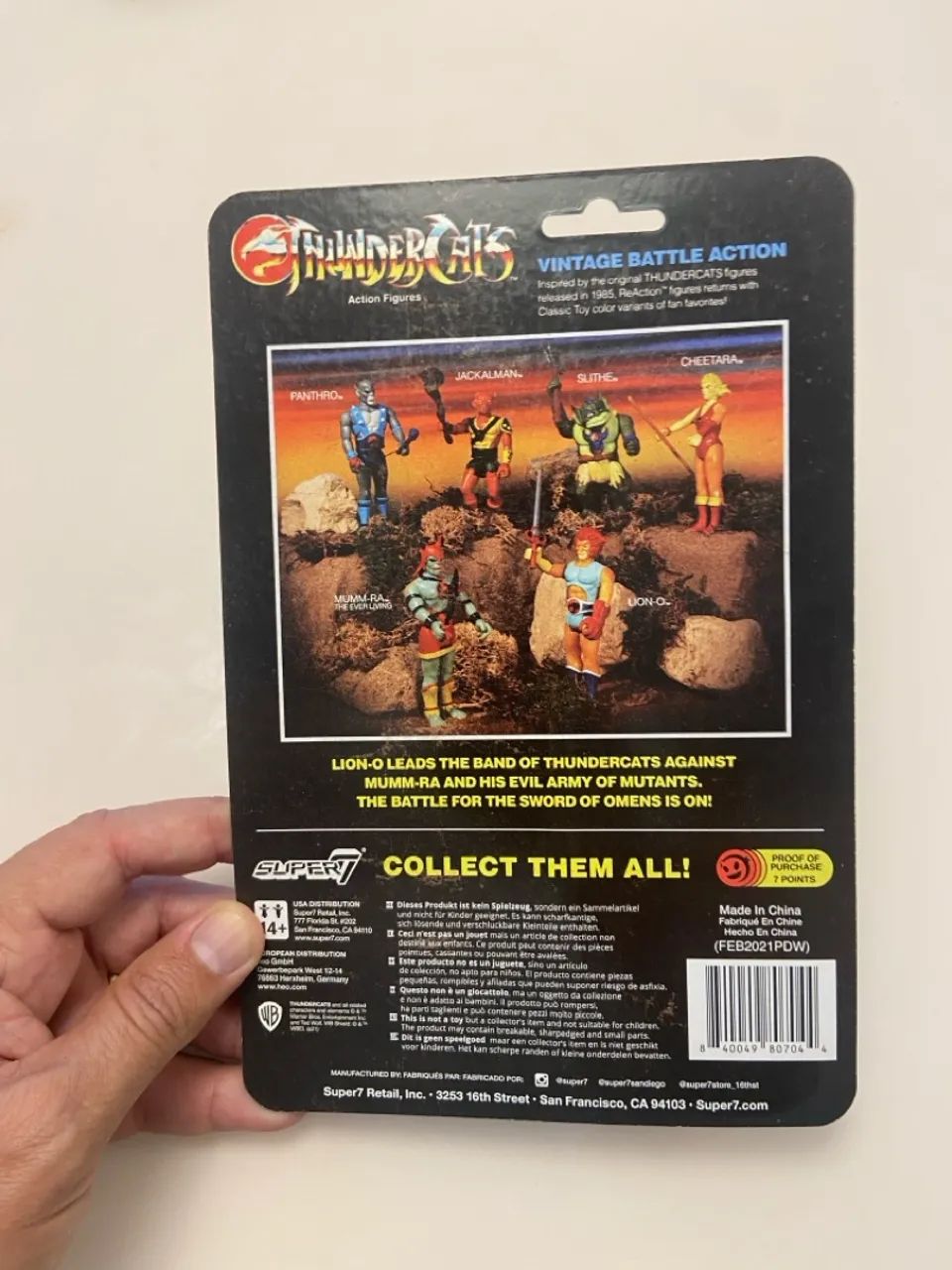 Boneco Thundercats Panthro - Reaction Retro - Super 7 - Foto 2