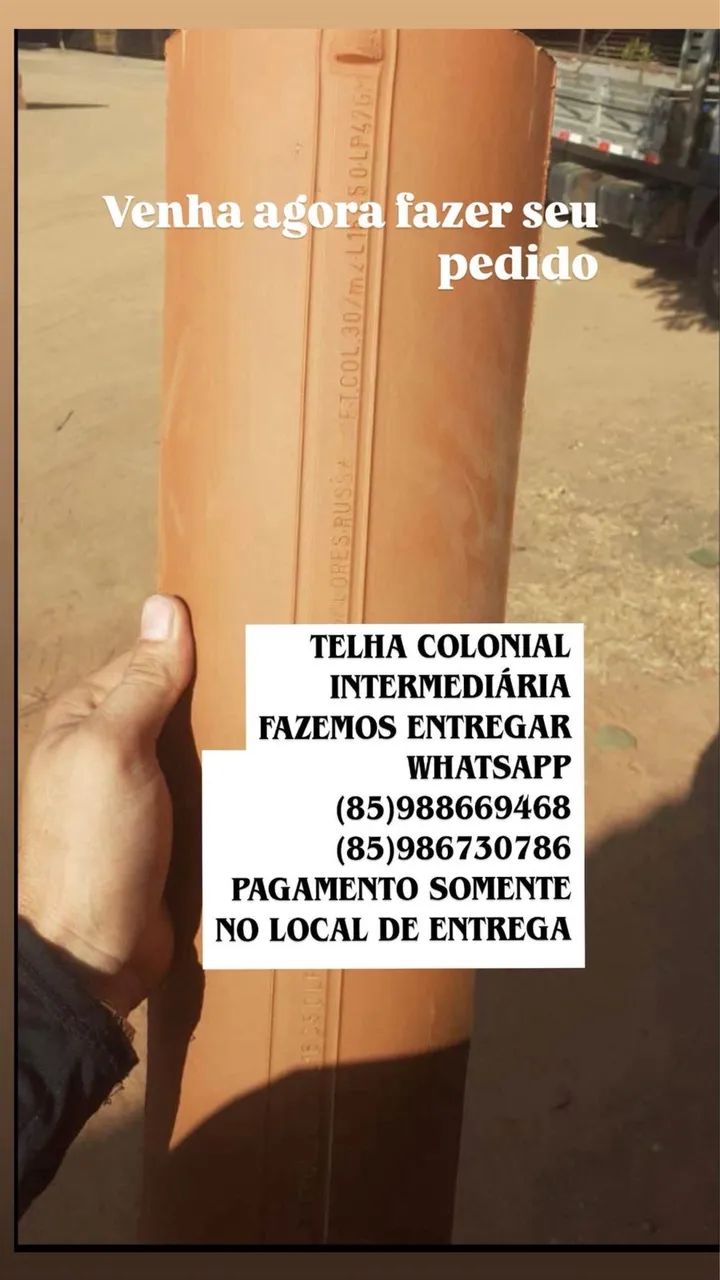 Telhas coloniais direto de russas 
