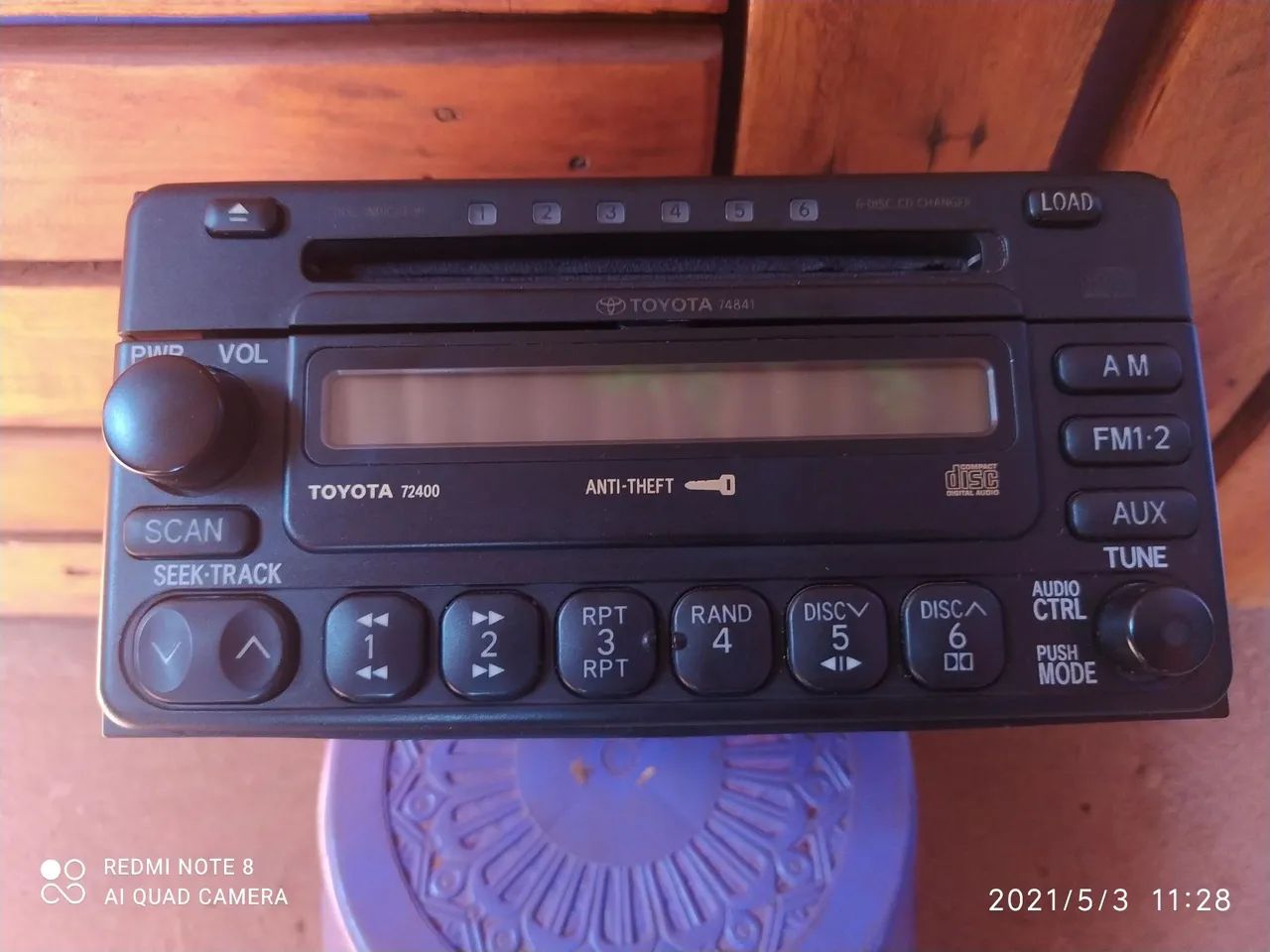 Toca cd original Toyota Corolla 2004  - Foto 5