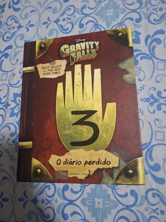 (COMBO) Livro 3: o diário perdido+ Boné Dipper Gravitty Falls - Foto 3