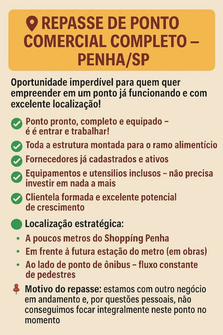 Loja de fast food e alguns pratos