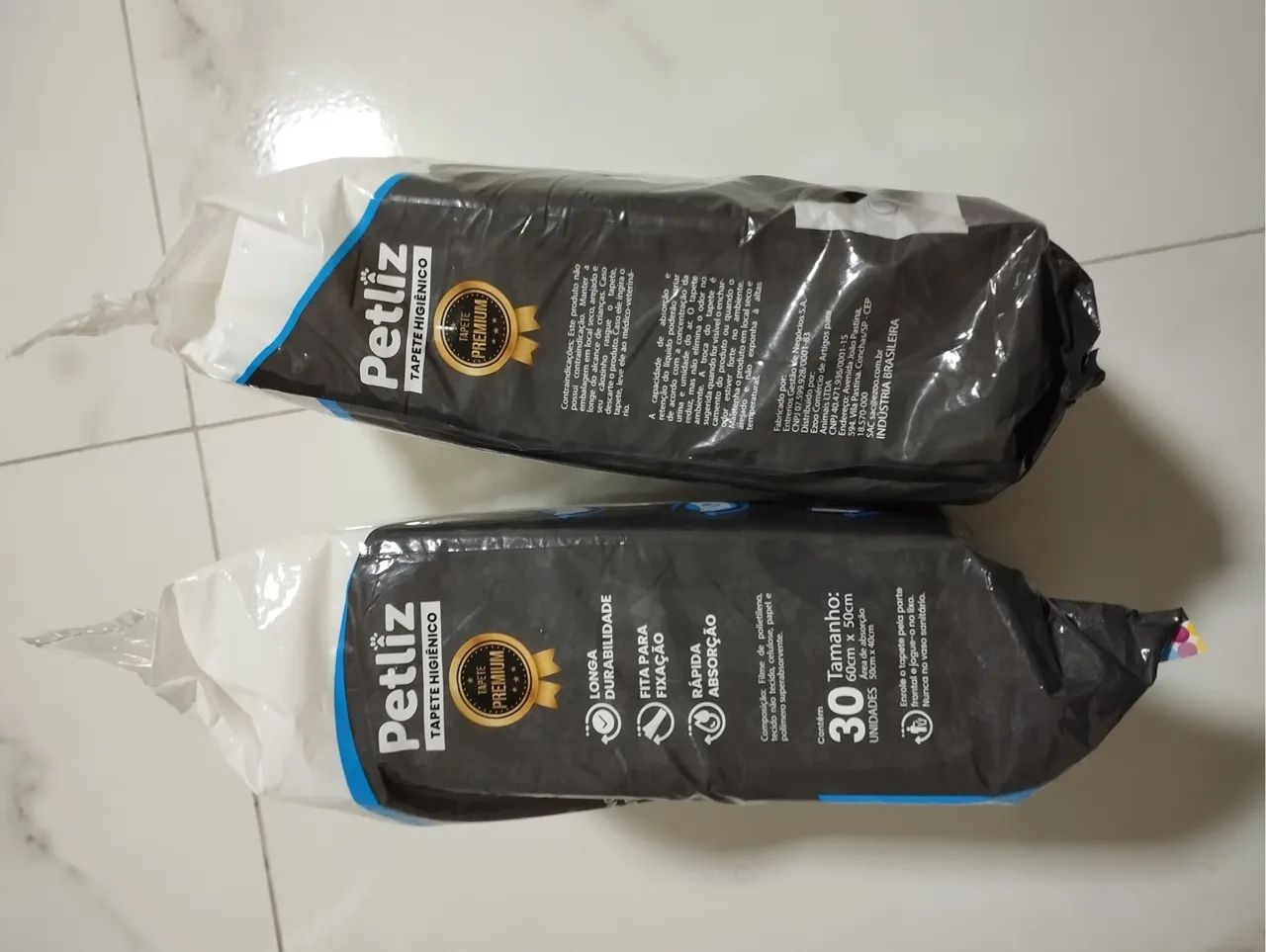 Tapete Higiênico descartável para cachorro 60x50cm - 60 unidades - Petliz - Foto 3