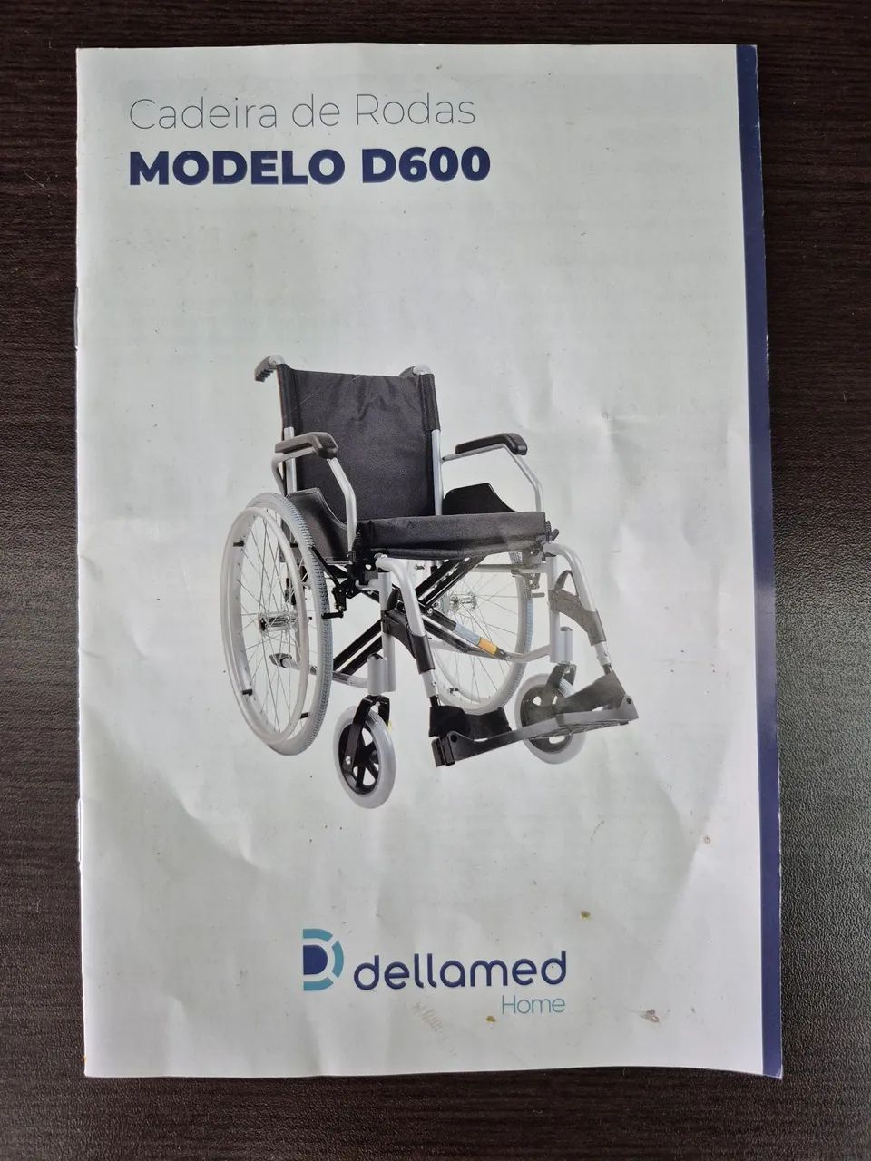 Cadeira de Rodas em Alumínio Dobrável com Acessórios - Foto 2